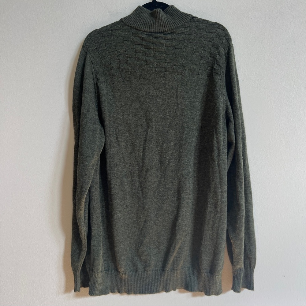Criquet Mens Green Long Sleeve Pullover Sweater Size xlarge xl - Picture 2 of 2